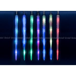 Занавес светодиод.3,0х0,5 м UNIEL ULD-E3005-210/DTK RGB IP44 Заморожен. Сосулька