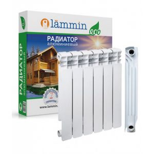 Радиатор алюминиевый 4 секций LAMMIN ECO AL-500-80