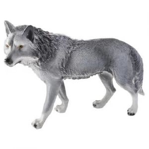 Фигура садовая Волк стоит полистоун