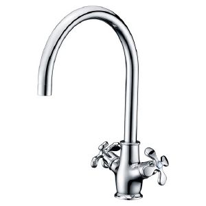 Смеситель для кухни с вентилями TRITON РИО Хром 12005