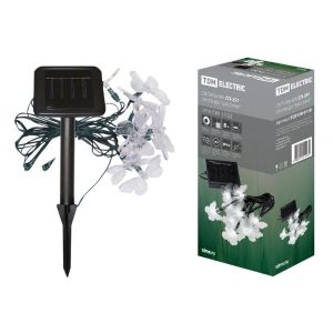 Светильник-Гирлянда на солнеч.батареи TDM БАБОЧКИ-10  СП-251 SQ0330-0119