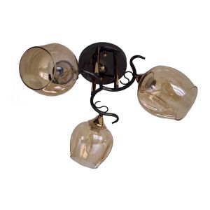 Светильник потолочный 31948/3BK+FGD AMB ЭкономСвет