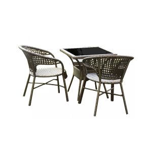 Набор мебели МОНРЕАЛЬ-МИНИ Стол и 2 стула Искусственный ротанг