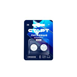 Батарейка Старт CR2032-BL2, типоразмер CR2032, 2 шт