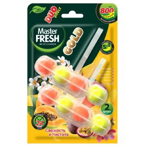 Подвеска для унитаза Master Fresh, Тропик, 2 шт, Duo effect 5 в 1