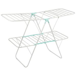 Сушилка для белья напольная Рыжий кот CD-02, 147х60х98 см, двухуровневая