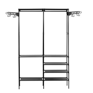 Стойка для одежды Рыжий кот, 2 секции, 107x36x170 см