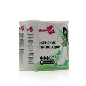 Женские прокладки Выгода, Normal Soft, 9 шт