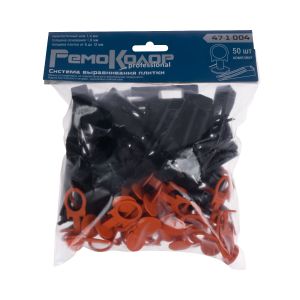 Система выравнивания плитки СВП РемоКолор зажим + клин 50 шт