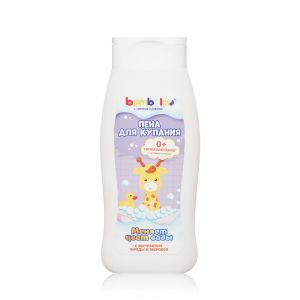 Детская пена для купания Bambolina «Меняет цвет воды» с экстрактом череды и зверобоя 0+, 270мл