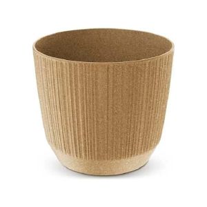 [066762] DRF130W-4665W Кашпо RYFO ECO WOOD d12,6 h10,8см 1л коричневый (ECO naturo)
