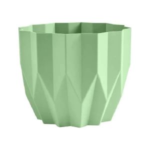 [068374] КШ-4117 Кашпо Геометрия Мята d13 h16см 0,8л.