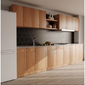 Шкаф навесной кухонный 80 ольха