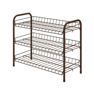 Этажерка для обуви Nika ЭТ5, 3 полки, 66x28x52 см, медный антик ЭТ5/А