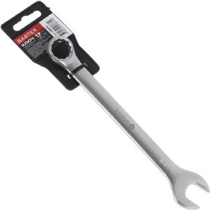 Ключ комбинированный, Bartex 17 мм, CrV сталь, матовый