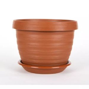 [065119] Цветочный горшок «Толедо» d 20 3л терра с поддоном