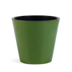 [221605918/01] Горшок для цветов «Rosemary» D230 мм, 5л с дренажной вставкой (зеленый)