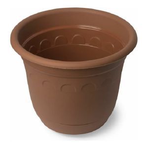 [С94Т] Горшок Колывань 3.7л д22см терракотовый с поддоном