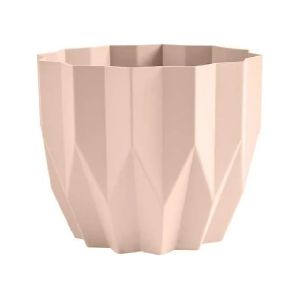 [068376] КШ-4115 Кашпо Геометрия Пудра d13 h16см 0,8л.