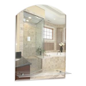 Зеркало mixline Шанс-Люкс с полкой и фацетом