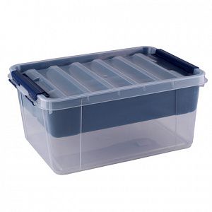 Ящик для хранения Полимербыт Профи 15 л, 460х345х245 мм, с вкладышем 50801