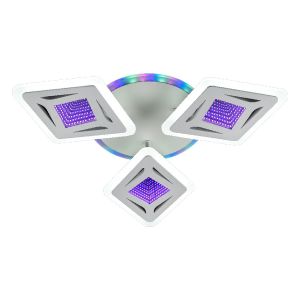 Светильник потолочный светодиодный 51248/3+1WT RBP+3D ЭкономСвет