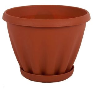 [042750] Горшок «Знатный» терракотовый с поддоном d140 1 л