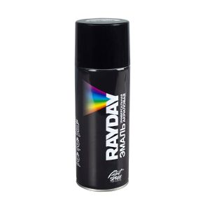 Эмаль аэрозольная акриловая RAYDAY 520 мл RAL 9005 Черная матовая RD-078