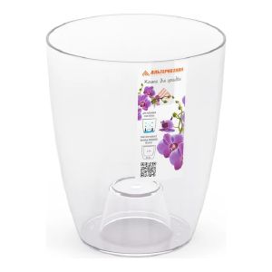 [М8425] Кашпо для орхидеи 2,5л, д-160мм, прозрачный