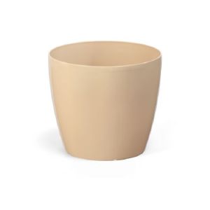 Кашпо Магнолия d21, h18,5 см, 4,98 л с подддоном, жемчужный