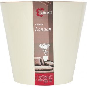 Горшок для цветов London D190 мм, 3,3 л сливочный ING6251СЛВ