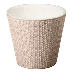 [221603027/01] Горшок для цветов «Velvet» D230 мм, 5л (бежевый)