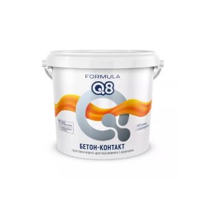 Грунтовка водно-дисперсионная, акриловая, Formula Q8, бетоноконтакт, 6 кг