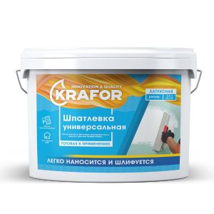 Шпатлевка латексная Krafor, 16 кг