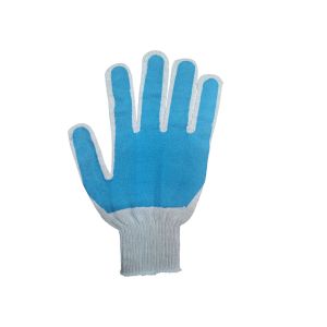 Перчатки х/б обливные, 10 класс, белые