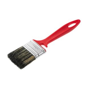 Кисть плоская для водных красок Акор Эксперт, смешанная щетина, пластиковая ручка, 50x12 мм