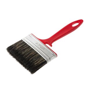 Кисть плоская для водных красок Акор Эксперт, смешанная щетина, пластиковая ручка, 100x12 мм