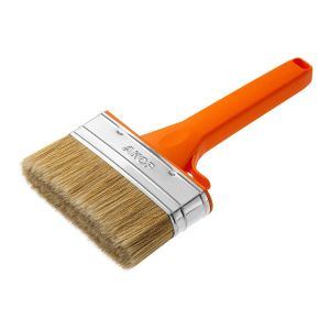 Кисть плоская фасадная Акор Эксперт, смешанная щетина, пластиковая ручка, 120x25 мм