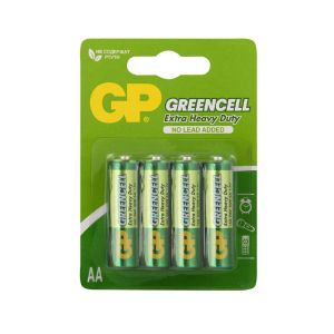 Батарейка GP Greencell 15G-2CR4, типоразмер АА, 4 шт