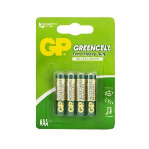 Батарейка GP Greencell 24G-2CR4, типоразмер ААА, 4 шт