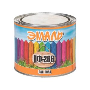 Эмаль Zabor, ПФ-266, алкидная, желто-коричневая, 1.8 кг