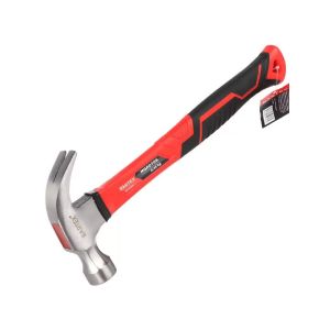 Молоток-гвоздодер слесарный, Bartex, рукоятка фибергласовая, обрезиненная, 0.45 кг, B0013N