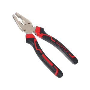 Пассатижи 200 мм, прямые, двухкомпонентный, углеродистая сталь, Bartex, Профи, 11023