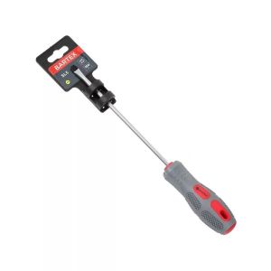 Отвертка плоская, Bartex, SL5, 5х150 мм, антискользящая двухкомпонентная, CrV сталь, K0029N