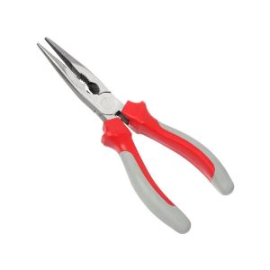 Тонкогубцы 180 мм, прямые, двухкомпонентный, углеродистая сталь, Bartex, Стандарт, 913017