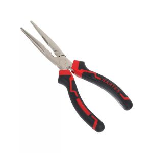 Тонкогубцы 200 мм, прямые, углеродистая сталь, Bartex, Профи, 909018.1222
