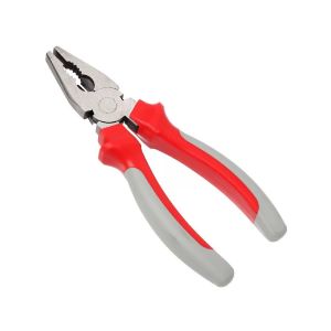 Пассатижи 180 мм, прямые, двухкомпонентный, углеродистая сталь, Bartex, Стандарт, 110022