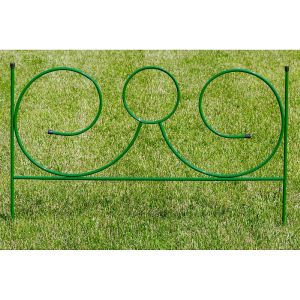 Заборчик металлический садовый №4 Жар-птица 0,95х0,87 м (5 секций)