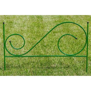 Заборчик металлический садовый №5 Сюита-мини 0,59х0,48 м (5 секций)