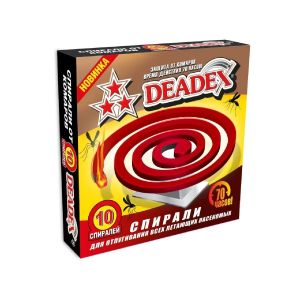 Спирали от комаров ДЕАДЕКС (красные) 10 шт